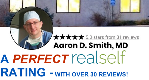 Dr. Smith has a perfect star rating on Real Self. As of January 2018, he has 5 out of 5 stars from 31 reviews.